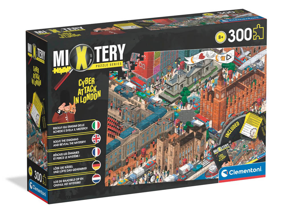 Clementoni - Puzzle Mixtery Hacking Attack 300 Pieces