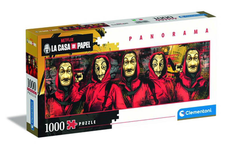 Clementoni - Puzzle Pano Lacasa De Papel - 1000 Pcs