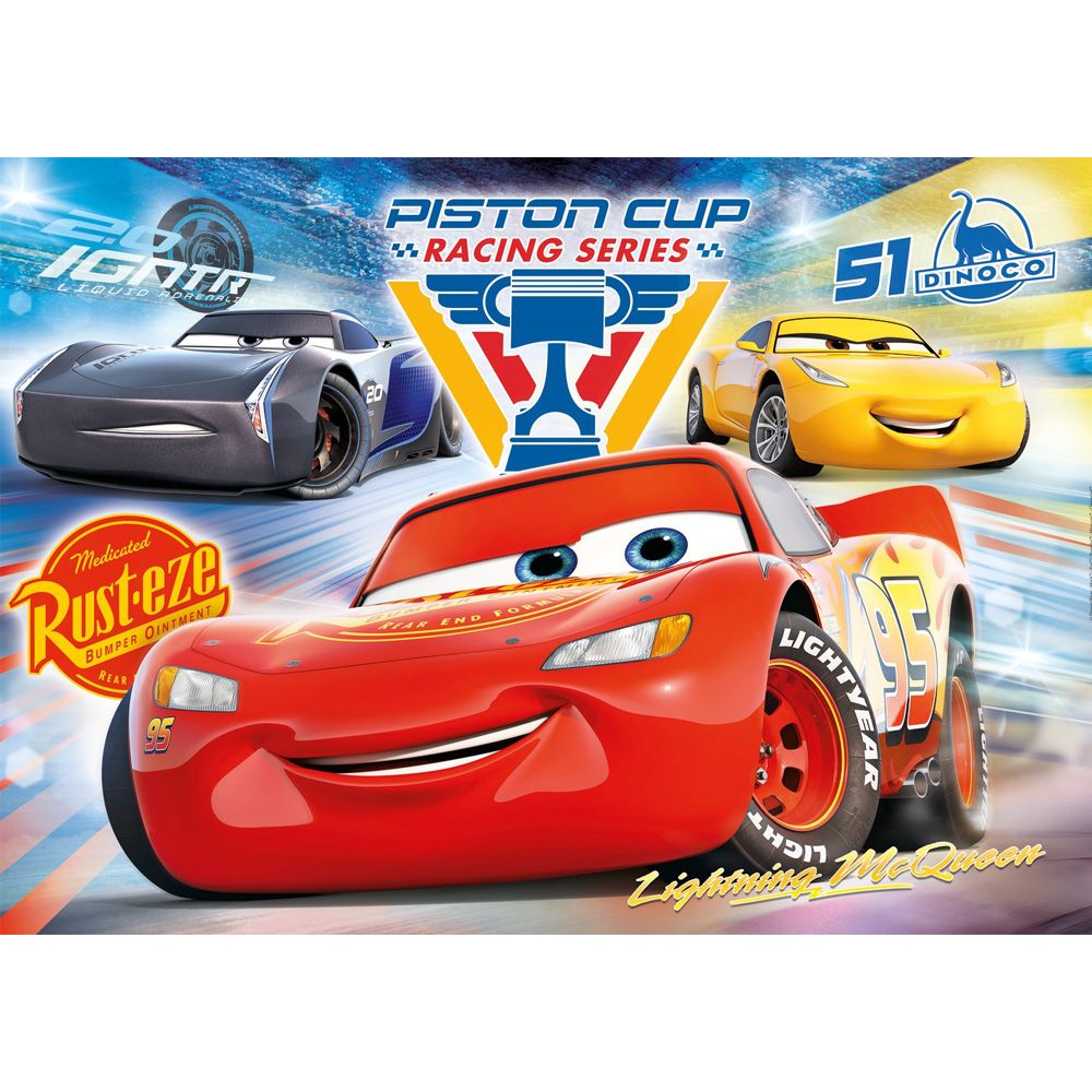Clementoni Cars 3 Supercolor Puzzle - 104pcs