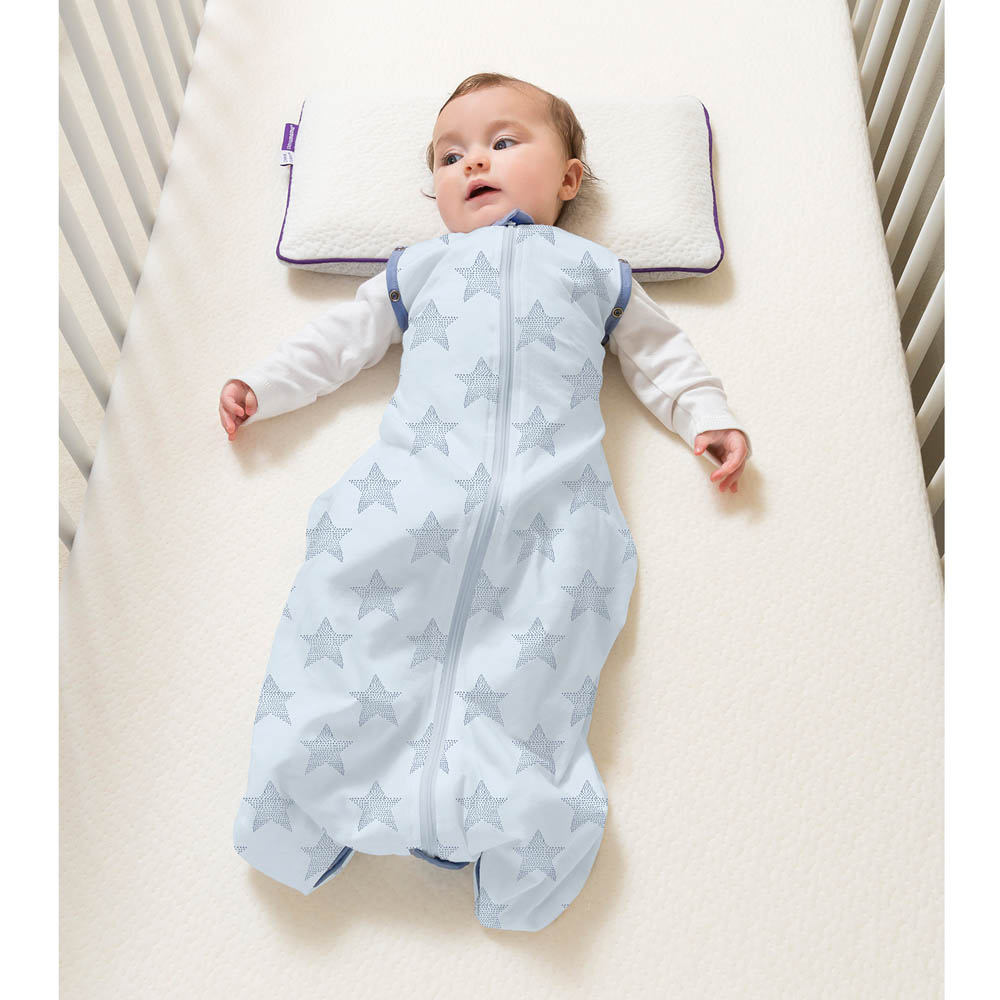 Clevamama - 3 in 1 Nite Nite Romper 1 Tog - Blue (0-9m)