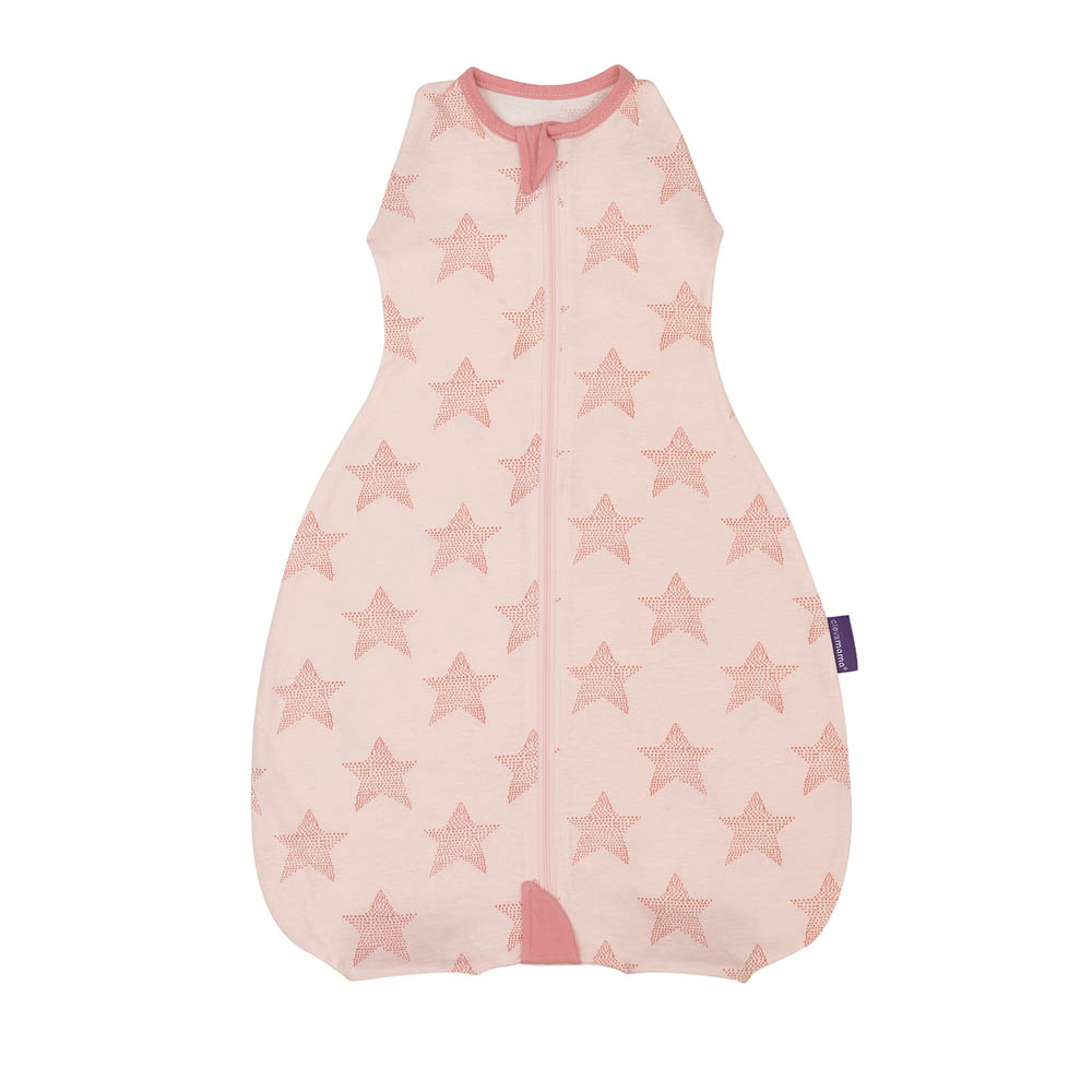 Clevamama - 3 in 1 Nite Nite Romper 1 Tog - Pink (0-9m)