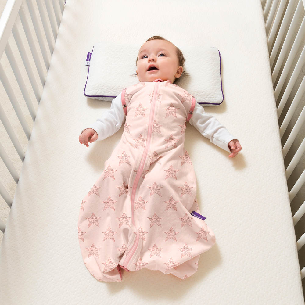 Clevamama - 3 in 1 Nite Nite Romper 1 Tog - Pink (0-9m)