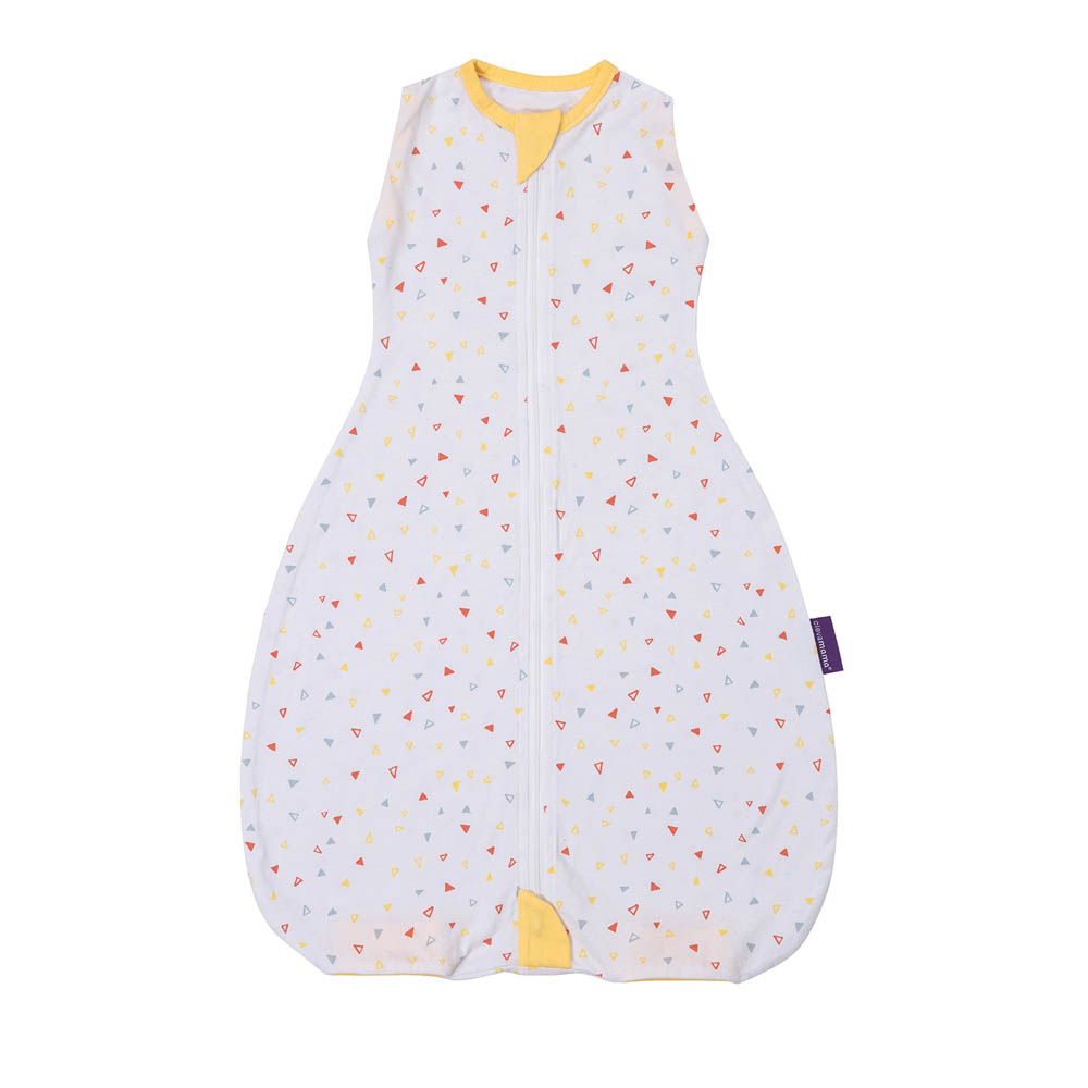 Clevamama - 3 in 1 Nite Nite Romper 1 Tog - Yellow (0-9m)