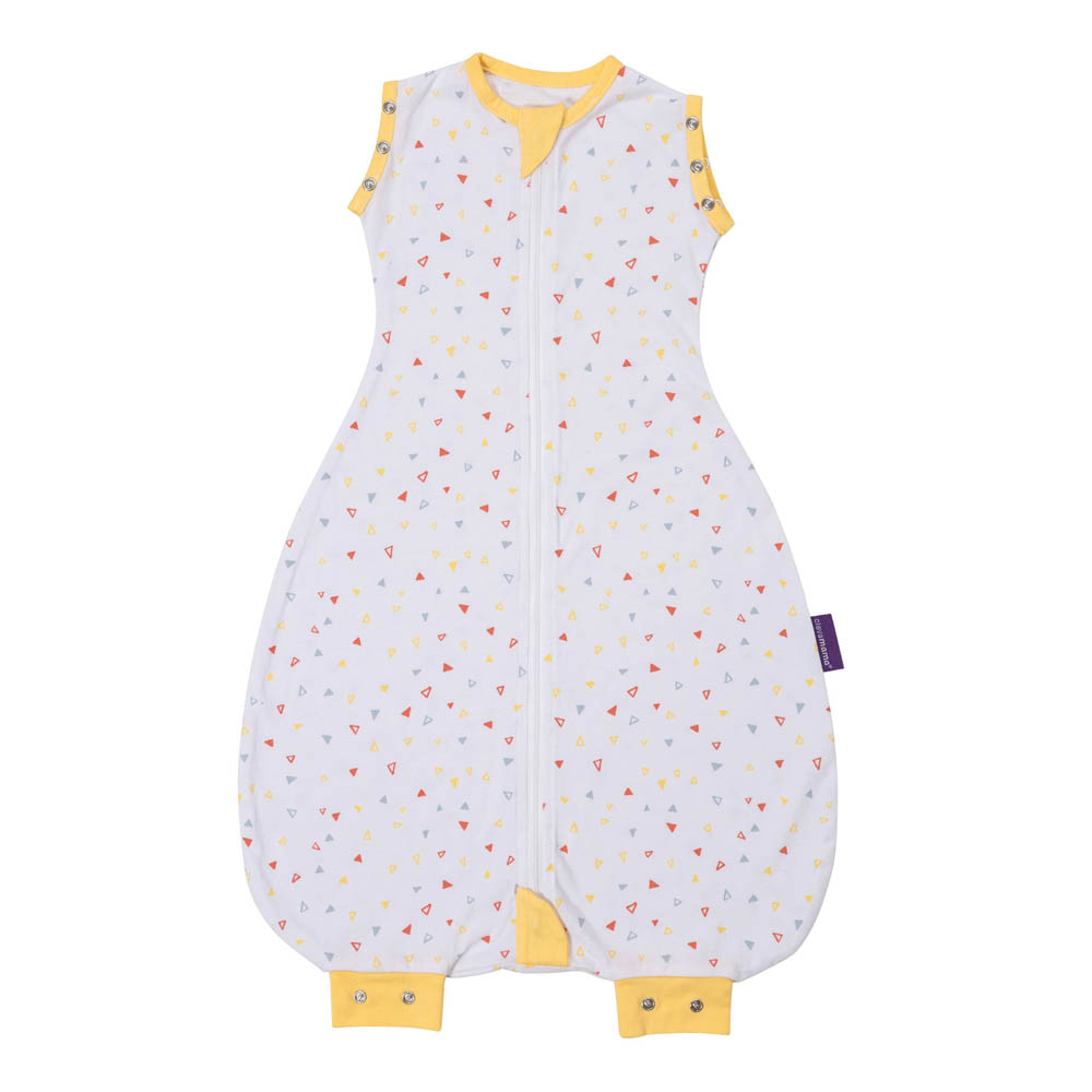 Clevamama - 3 in 1 Nite Nite Romper 1 Tog - Yellow (0-9m)