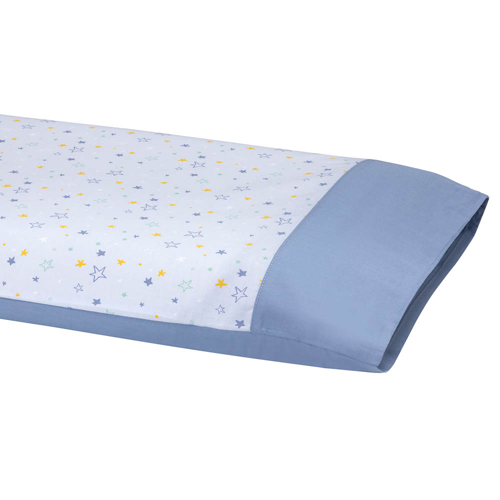 Clevamama - ClevaFoam Baby Pillow Case - Blue