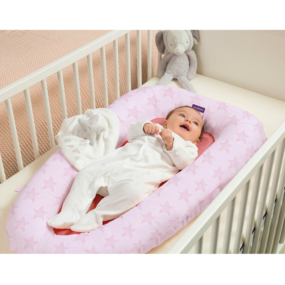 Clevamama - ClevaFoam Baby Pod - Pink (0-6m)