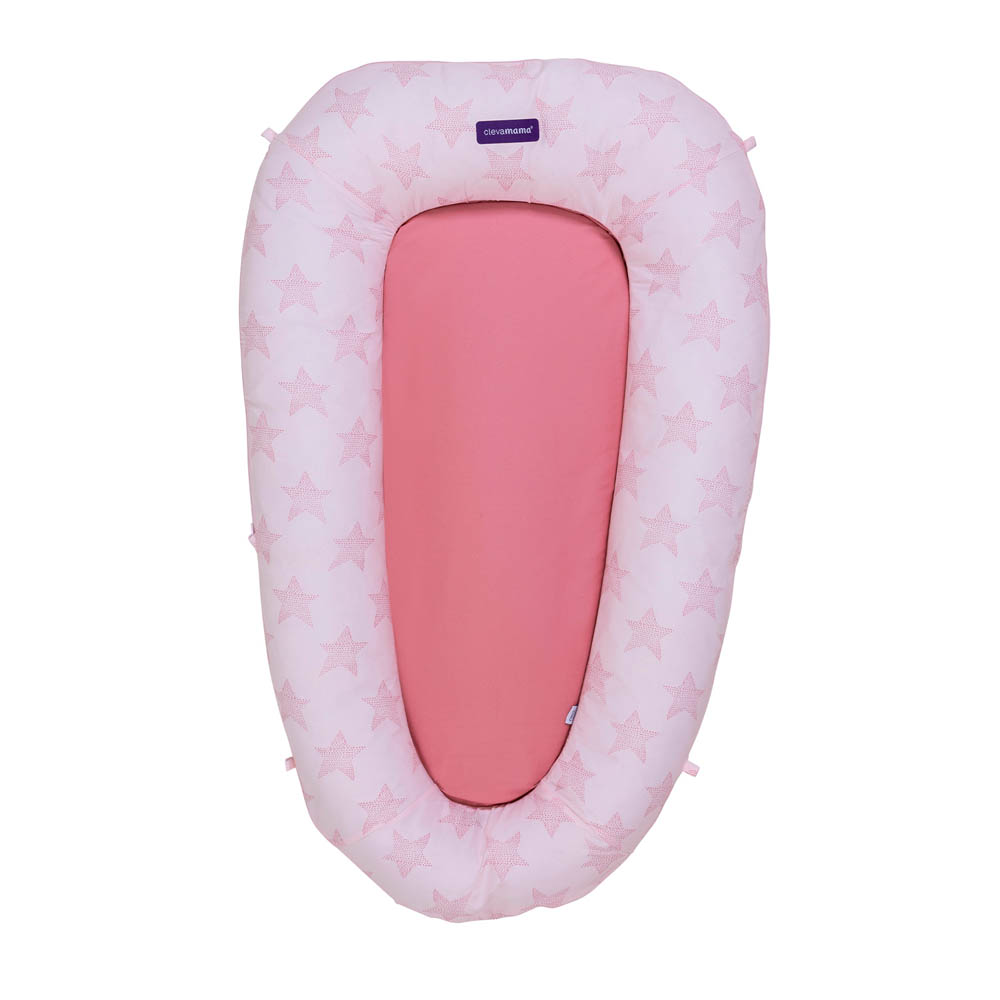 Clevamama - ClevaFoam Baby Pod - Pink (0-6m)