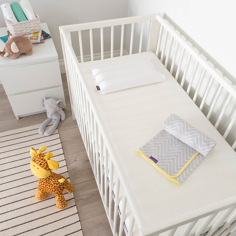 Clevamama - ClevaFoam Pram Pillow Case - White