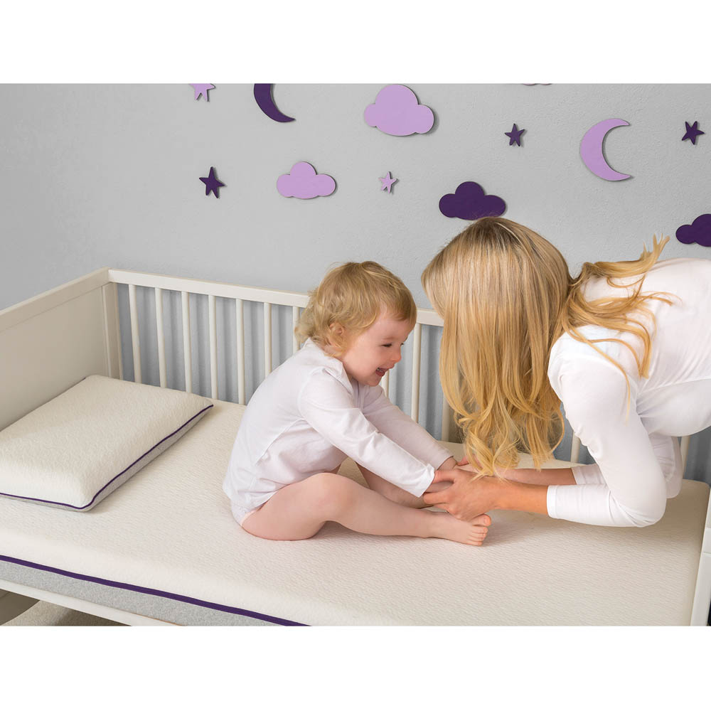 Clevamama ClevaFoam Support Mattress 70 x 140 x 9 cm Cot Bed Size Babystore.ae