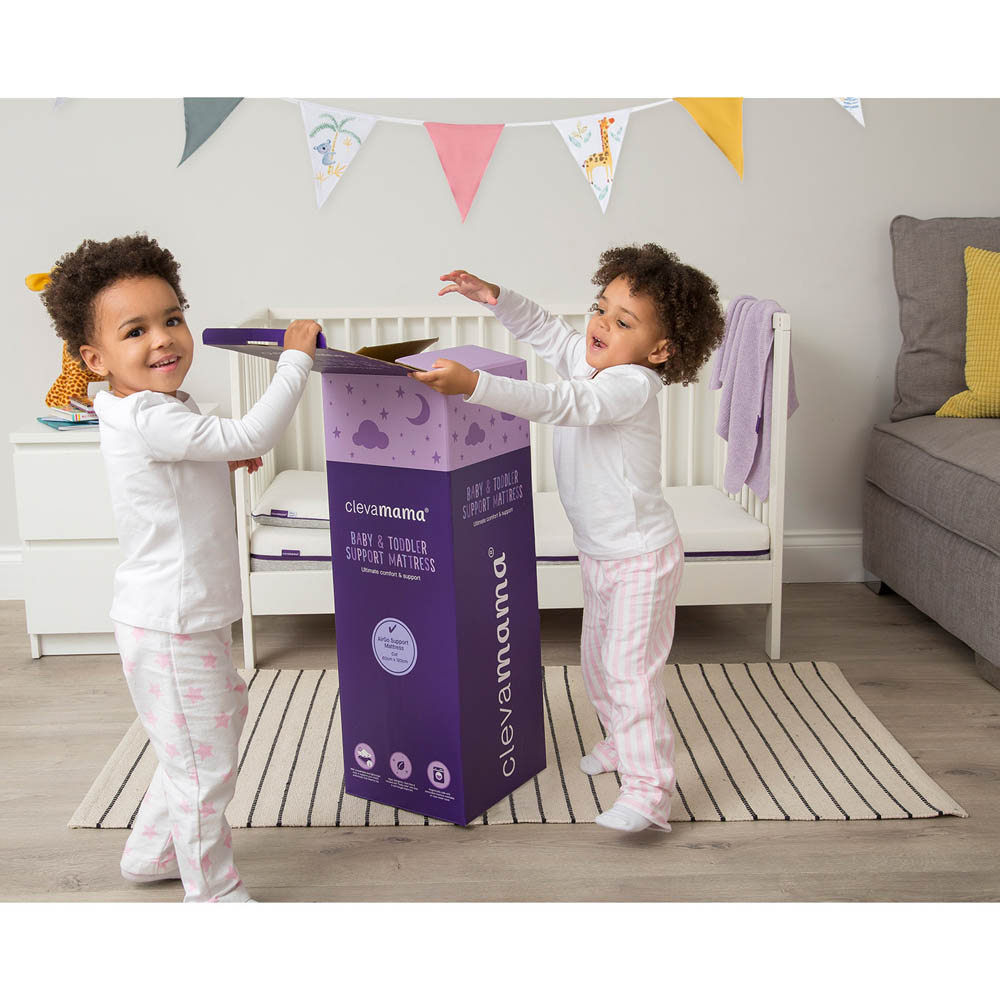 Clevamama cot etruscan bed mattress protector