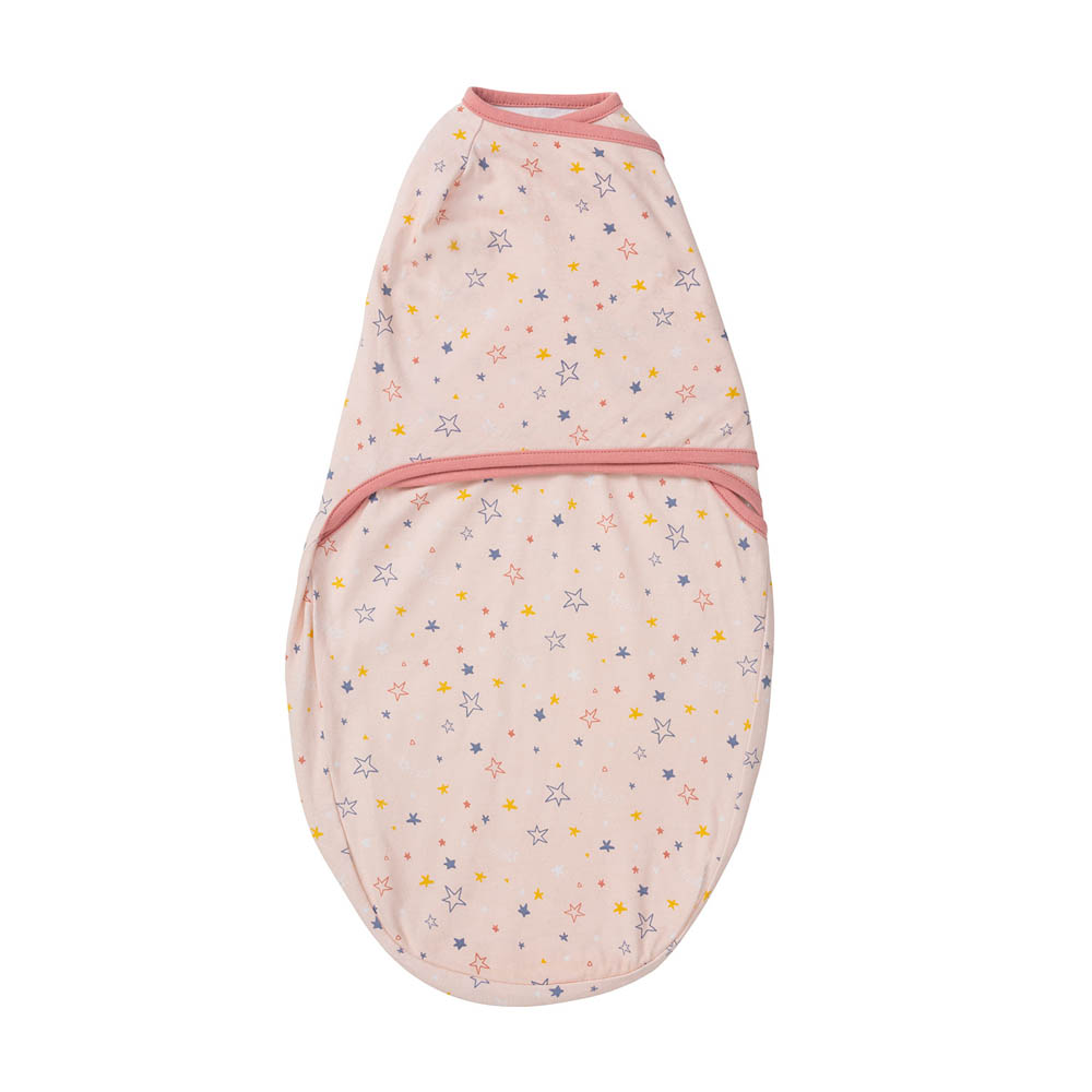 Clevamama - Swaddle to Sleep - Pink (0-3m)