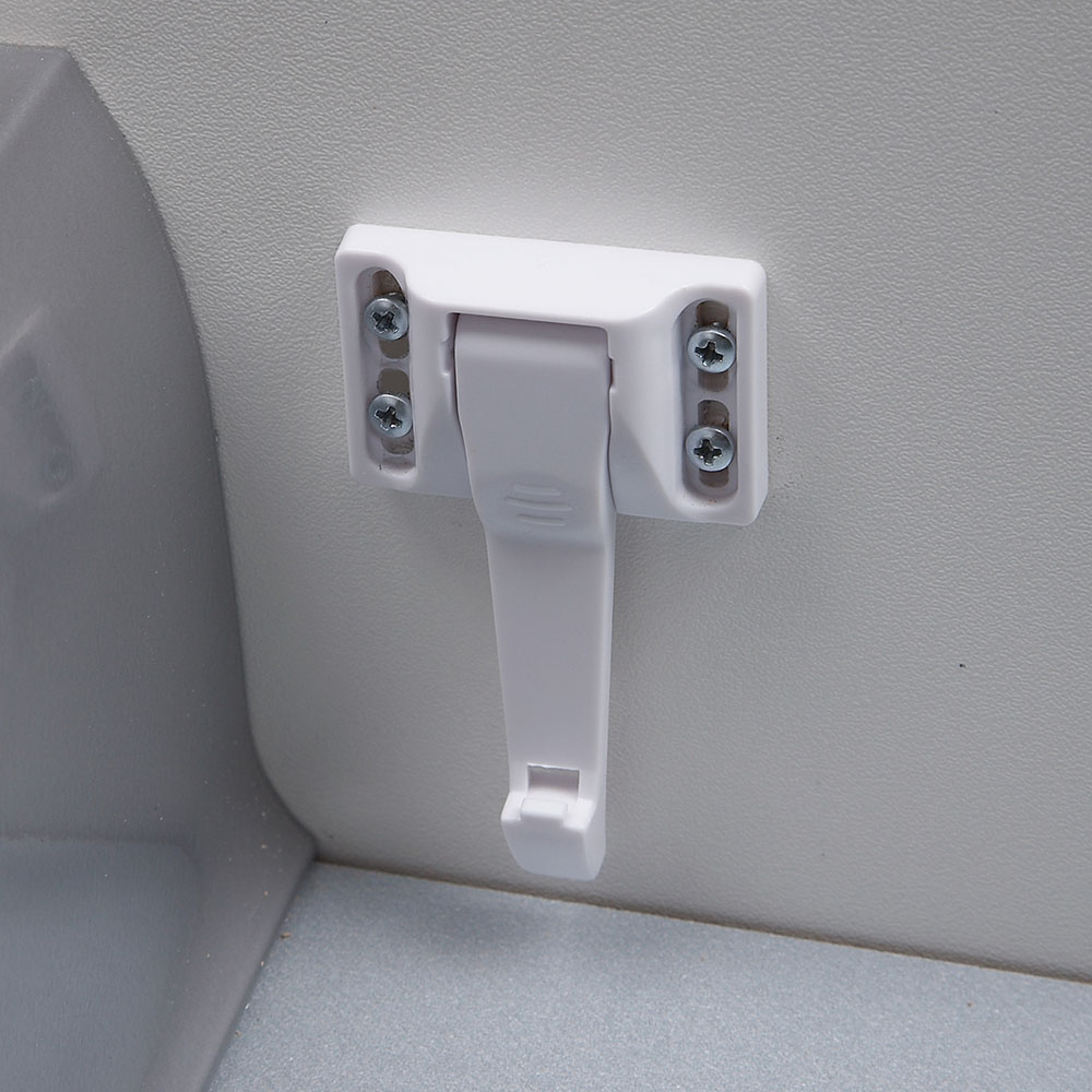 Clippasafe Drawer & Cupboard Spring Latches - 2 Pcs/Pack (White) - Premium+ Range