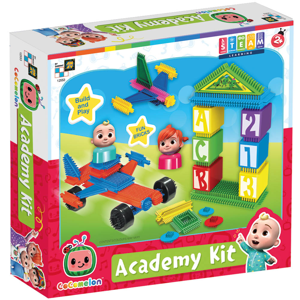 Cocomelon - Academy Kit Building Blocks, Steam Toys
