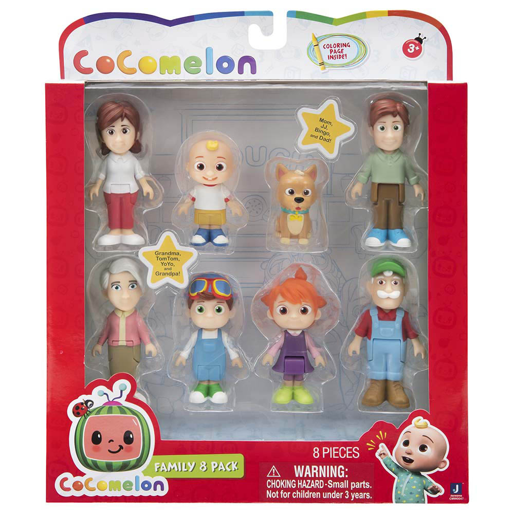 Cocomelon - Family Set 8 Figure Pack