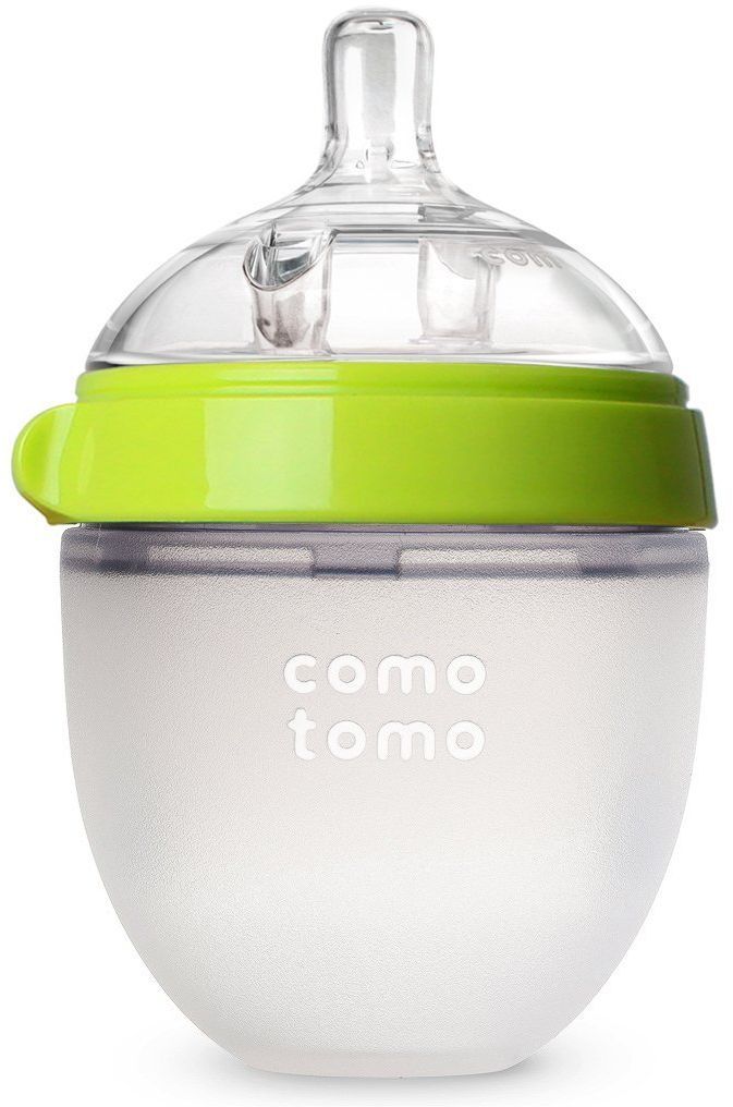 Comotomo Natural Feel Baby Bottle 150ml 1pc Green Babystore.ae