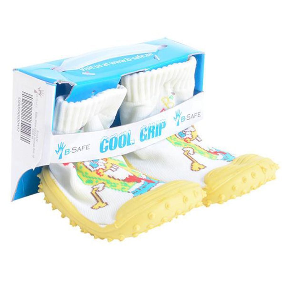 Cool Grip Yellow Baby Shoe Socks Sponge Bob 