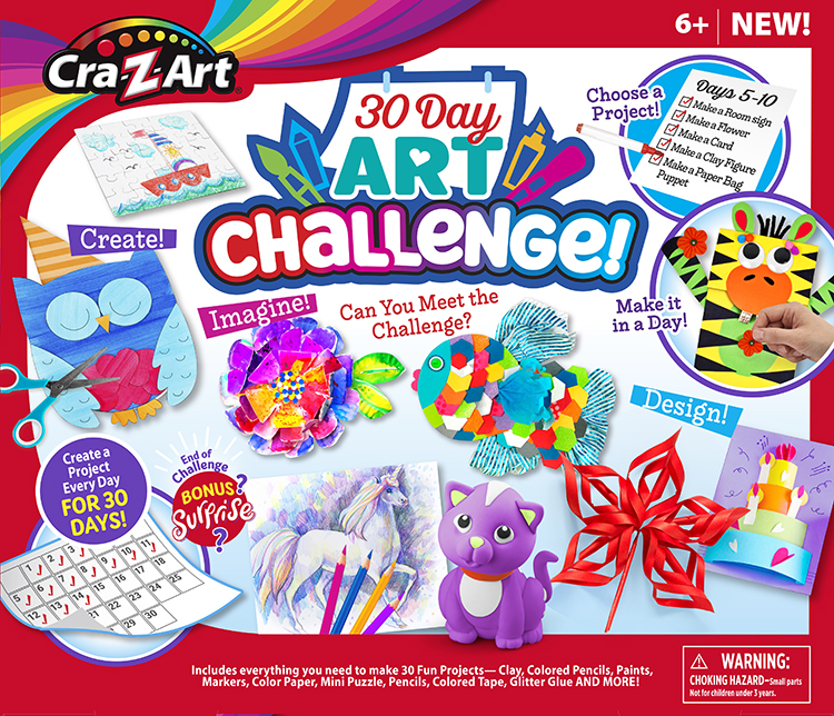 Cra-Z-Art 30 Day Art Challenge Kit