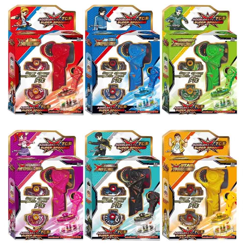 CXXYJ - Accelerate Super Spinning Top Toy - Assorted 1pc