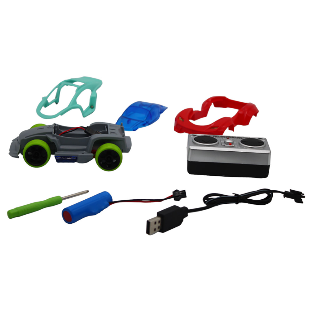 D-Power - 1:32 4 Wheel DIY R/C Car