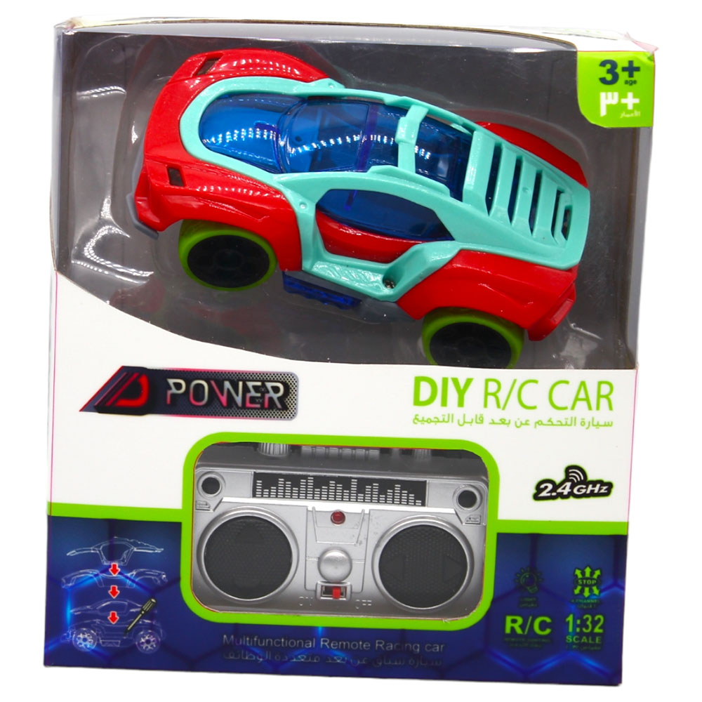 D-Power - 1:32 4 Wheel DIY R/C Car