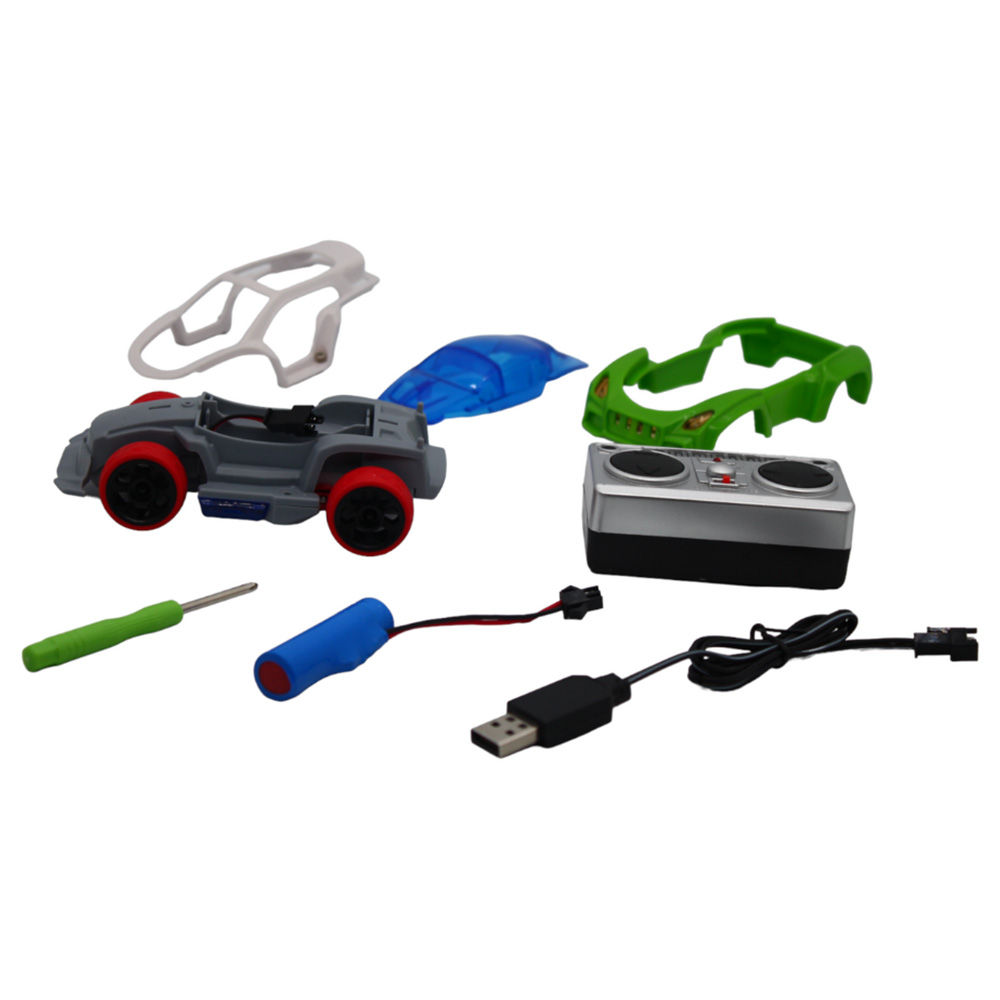 D-Power - 1:32 DIY Race Car - 17 pcs - Green