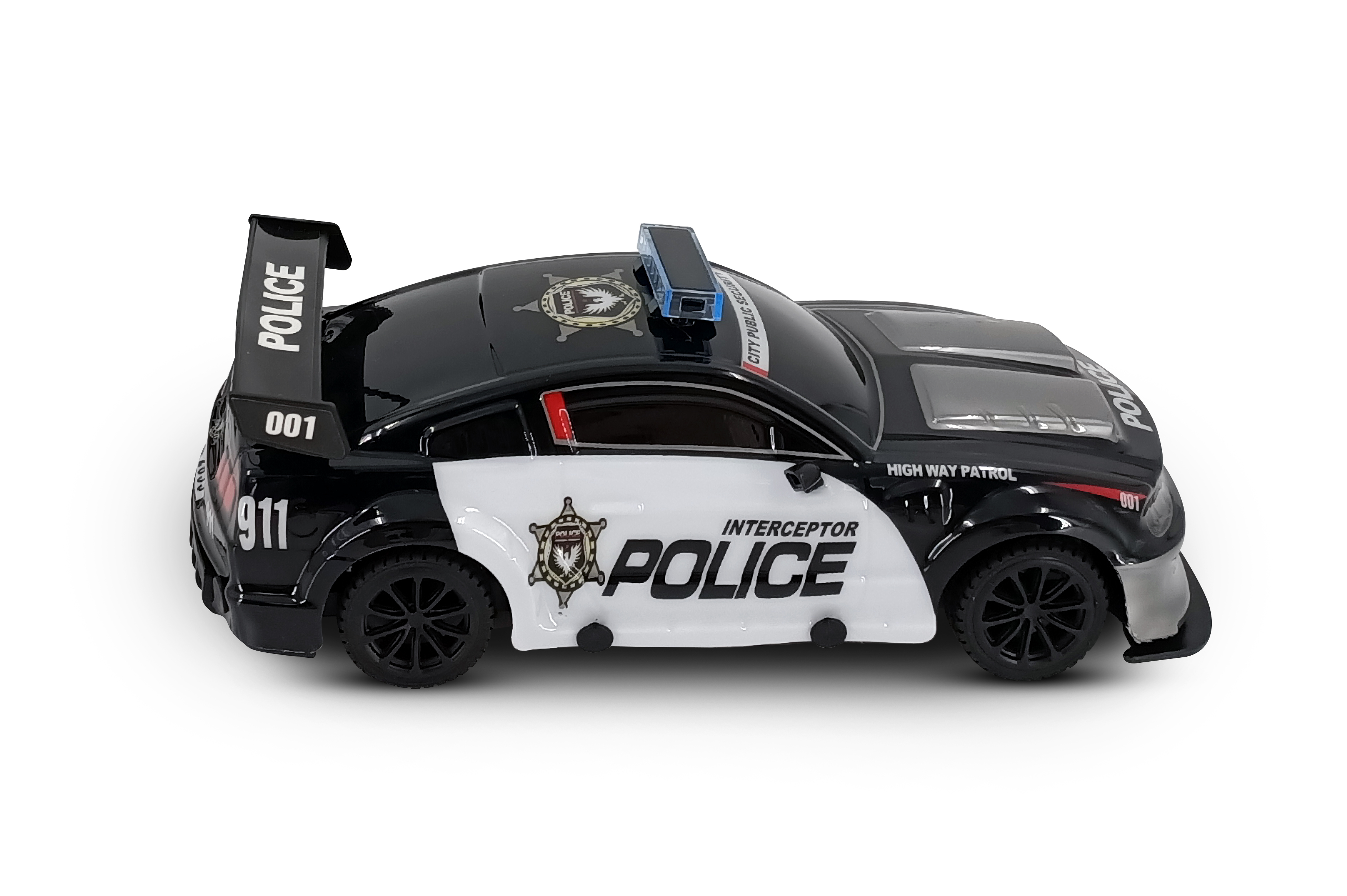 D-Power - Auto Perfect Racing RC Car for Kids 1:24 Scale - Police Car