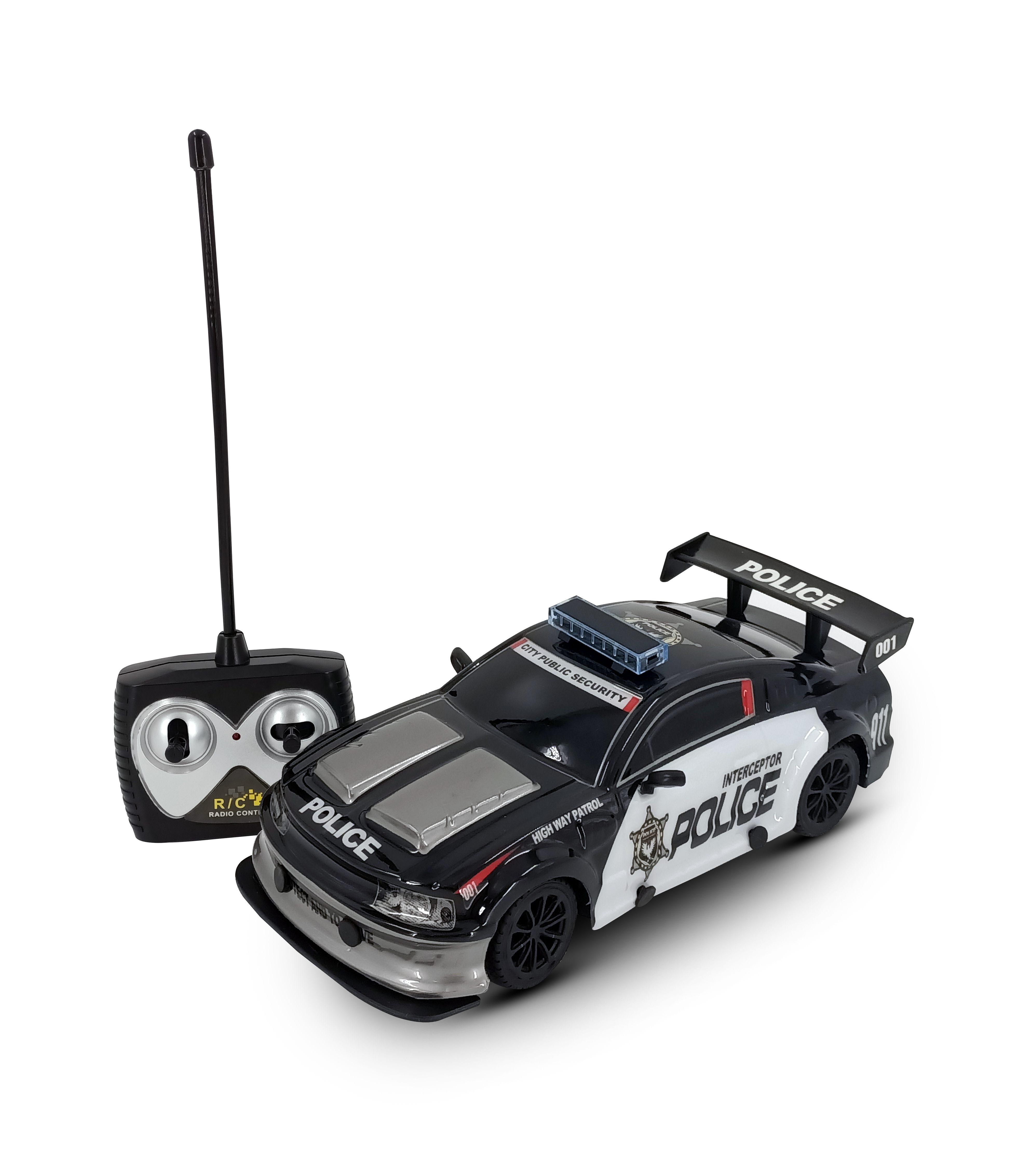 D-Power - Auto Perfect Racing RC Car for Kids 1:24 Scale - Police Car