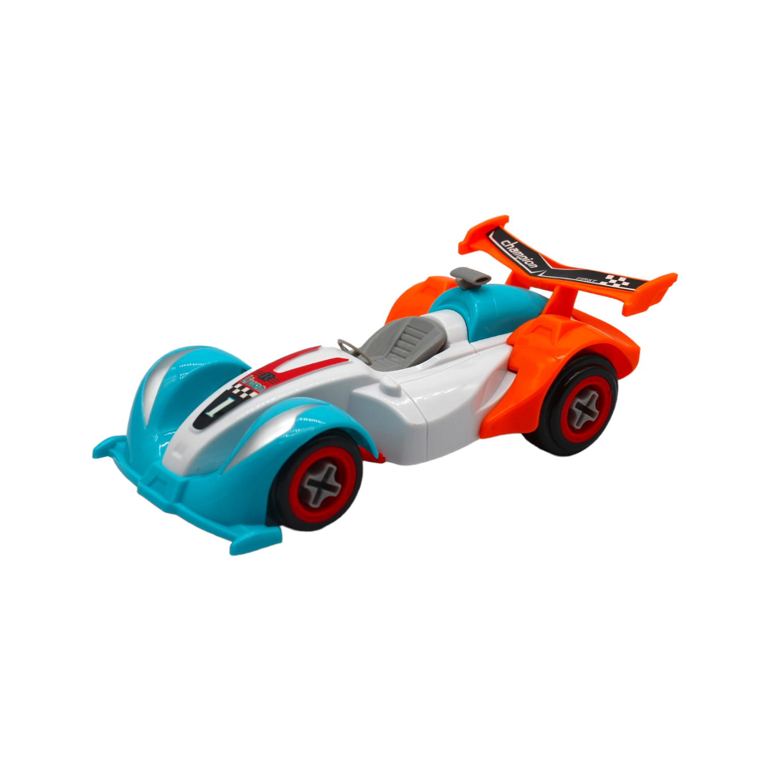 D-Power - DIY Smart Wheels Race Car with Truck for Kids - Orange