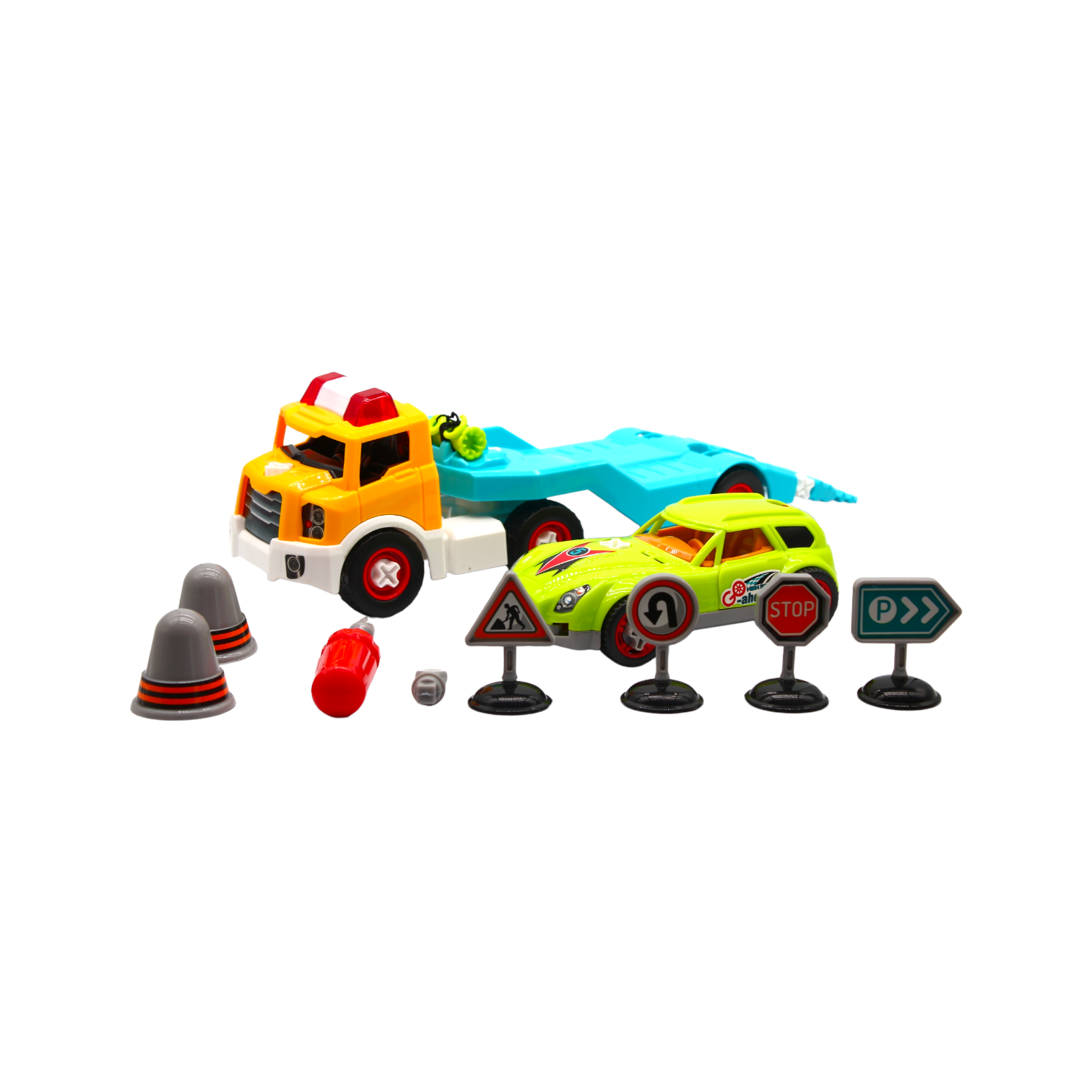 D-Power - DIY Smart Wheels Race Car with Truck for Kids - Truck