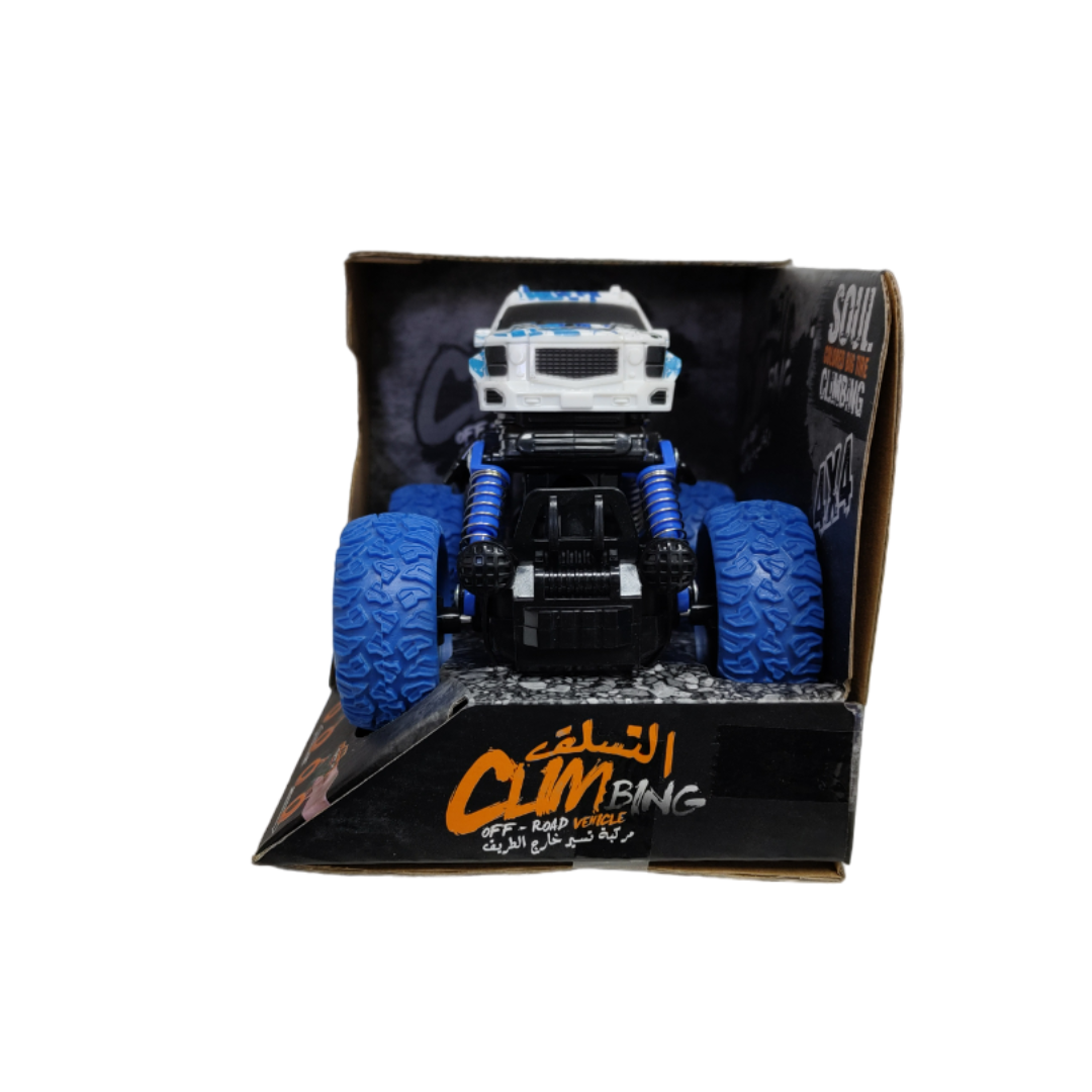 D-Power - Graffiti Off Road Monster Truck 4 Wheel Drive Car for Kids - White