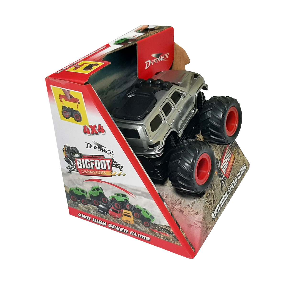 D-Power - Mini Bigfoot Champions Monster Truck Kids - Grey
