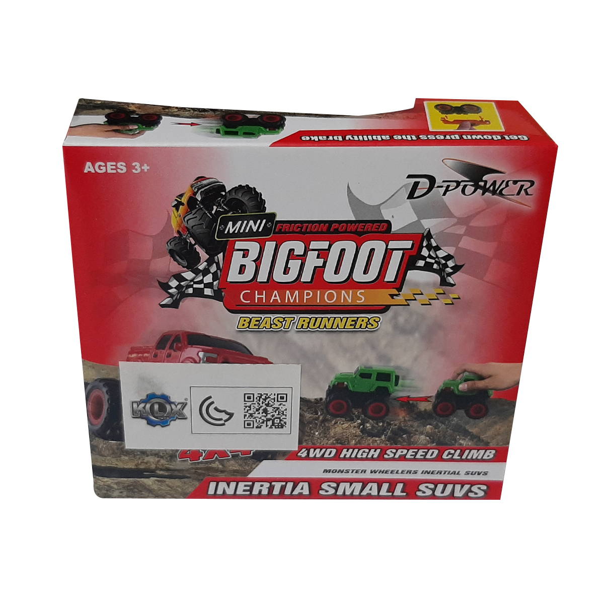 D-Power - Mini Bigfoot Champions Monster Truck Kids - Grey
