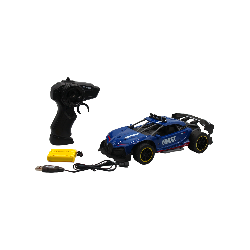 D-Power - Remote Control Alloy Model Racing Car - Blue