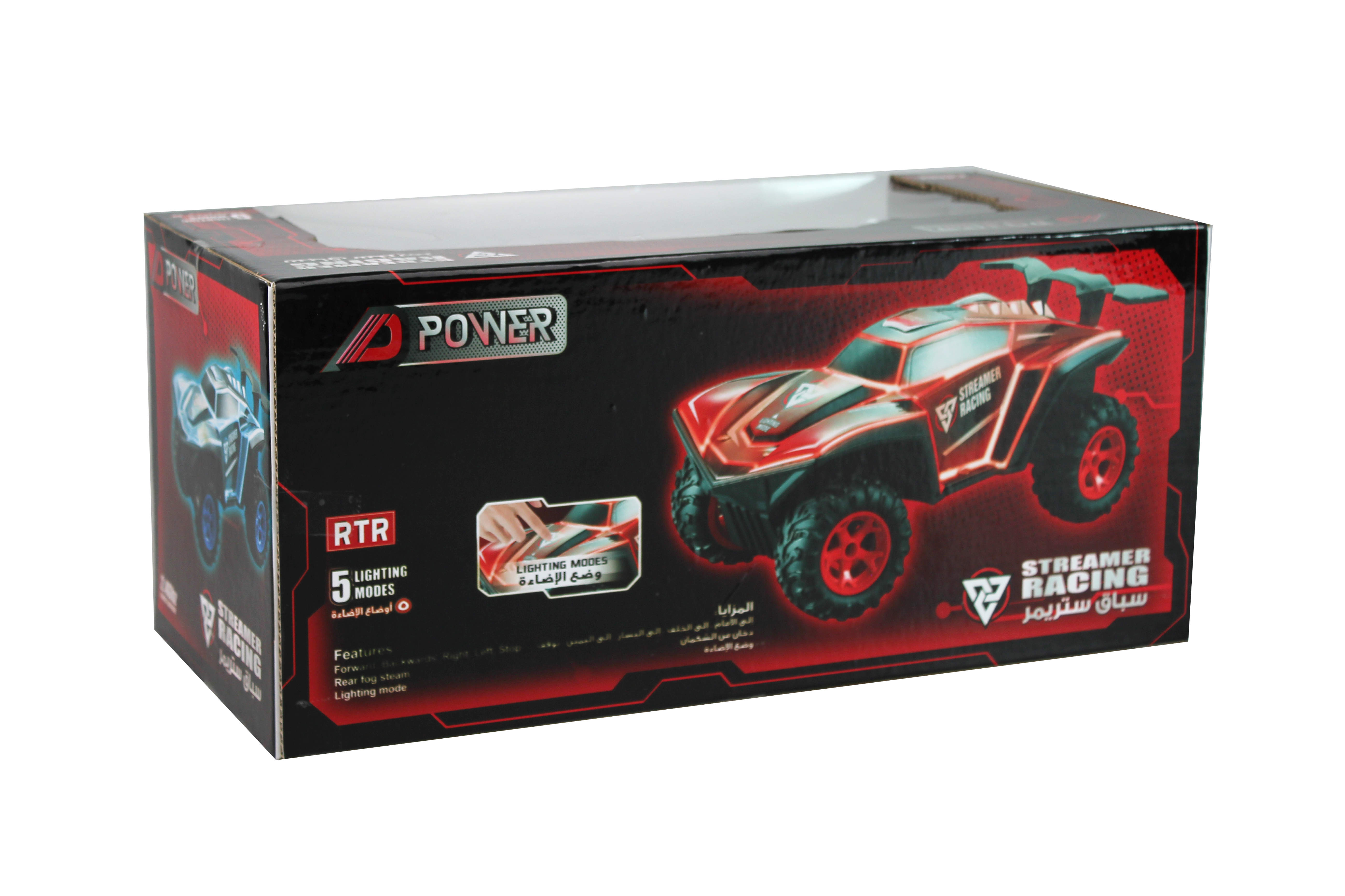 D-Power - Streamer Racing RC Car for Kids and Adults - Climber RC 1:16 Scale