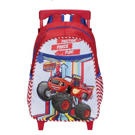 Disney Blaze Printed Trolley Backpack