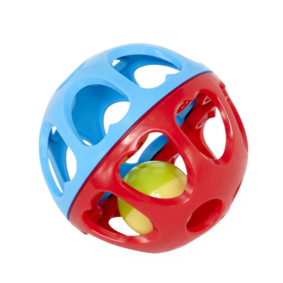 Little Hero 6months+ Rattle Ball - Blue/Red