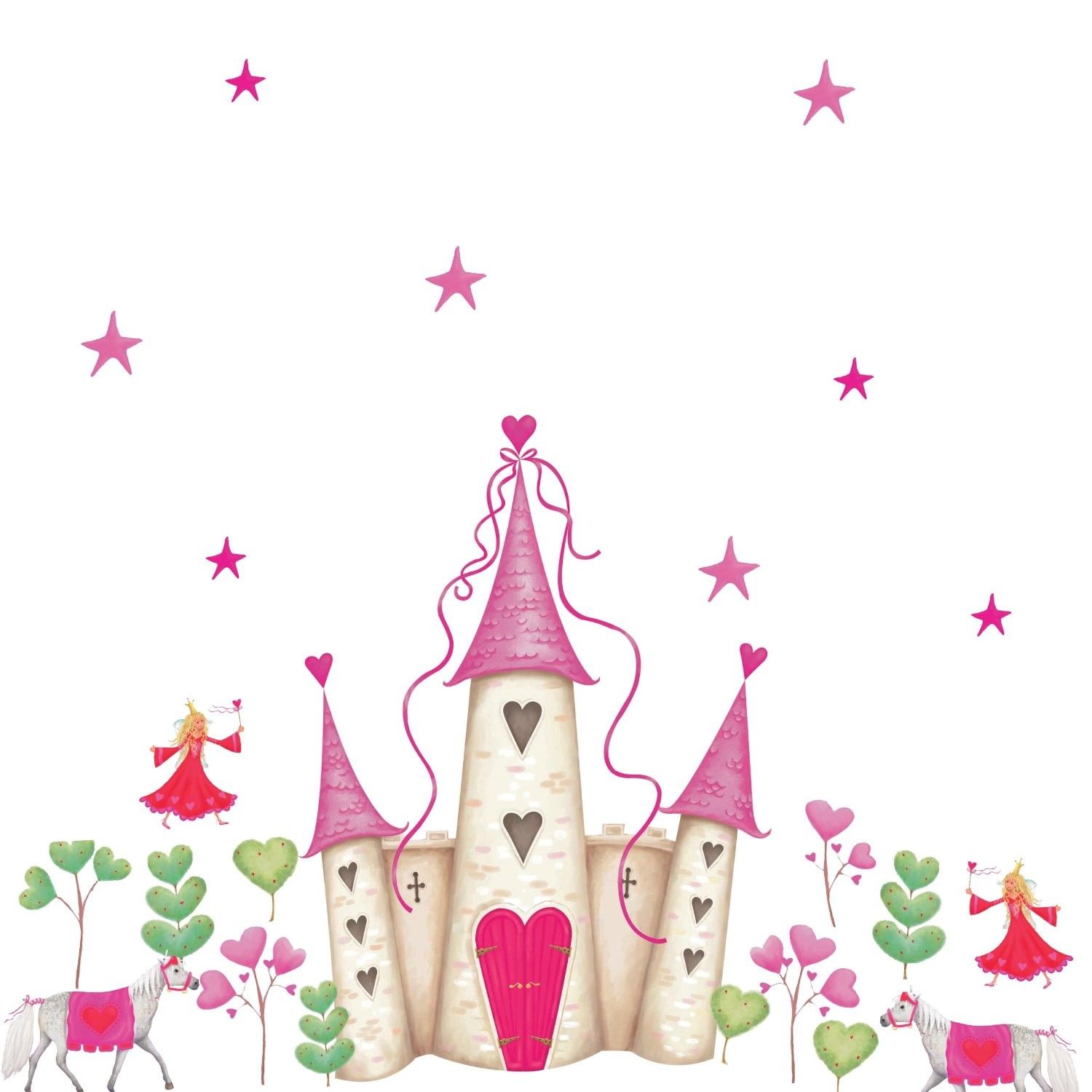 RoomMates Princess Castle Art Accent