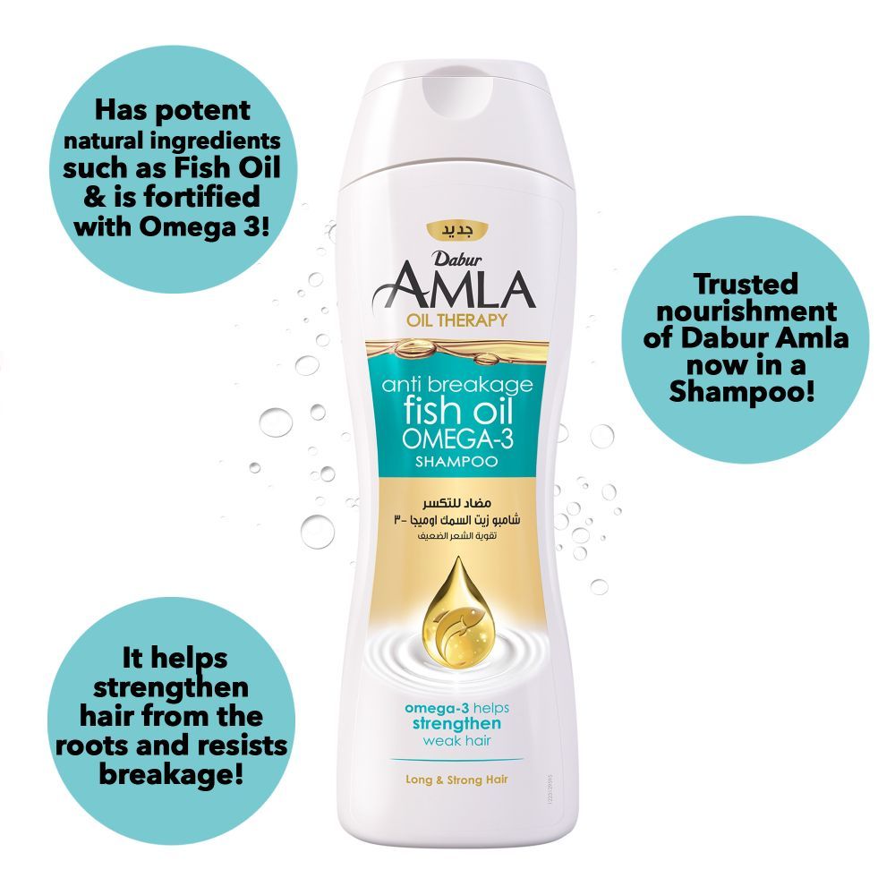 Dabur Amla Fish Oil Shampoo 400 ml
