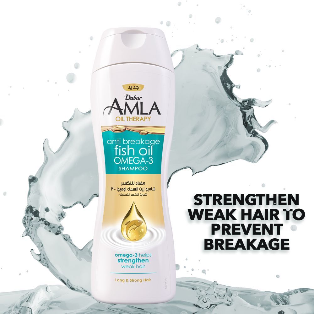 Dabur Amla Fish Oil Shampoo 400 ml