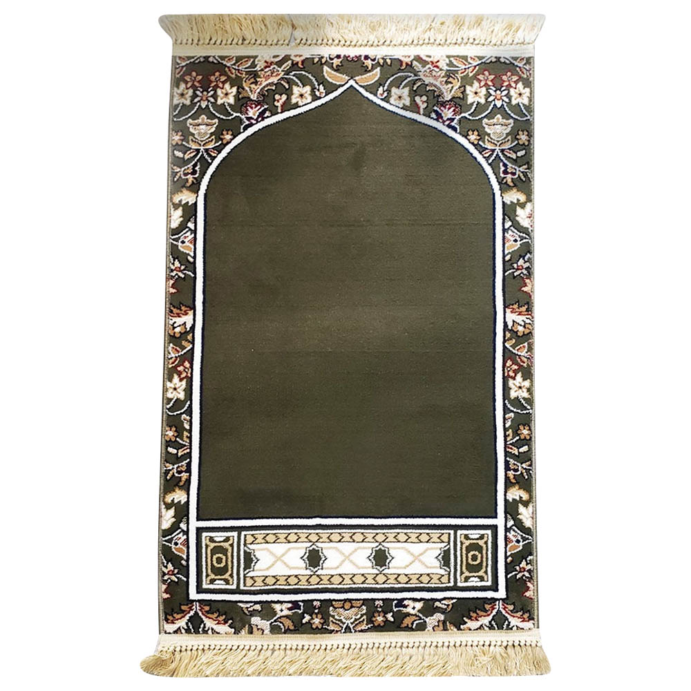 Deensquare - Makkah Imam Prayer Mat - Green Color