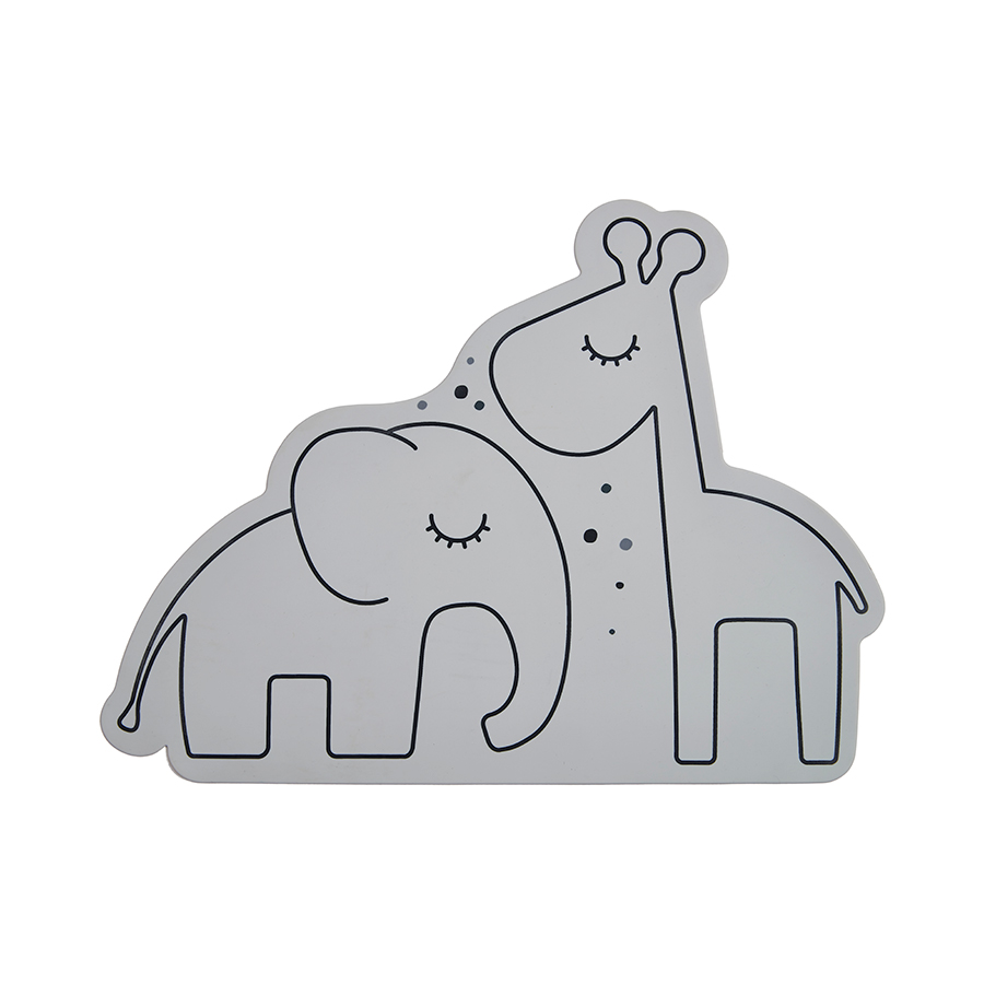 Done by Deer - Silicone Placemat Dreamy Dots Grey
