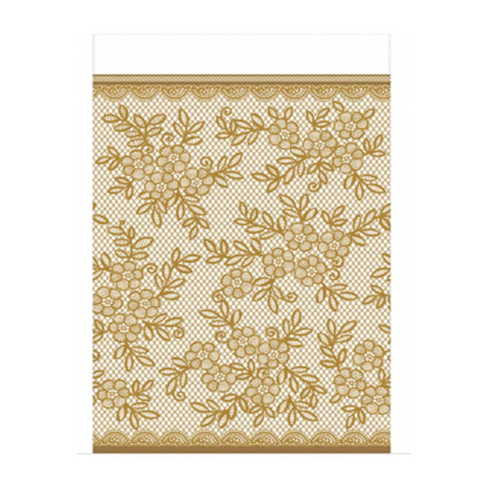 Amscan - Delicate Lace Paper Tablecover 1 Pc., 54 Inch X 102 Inch