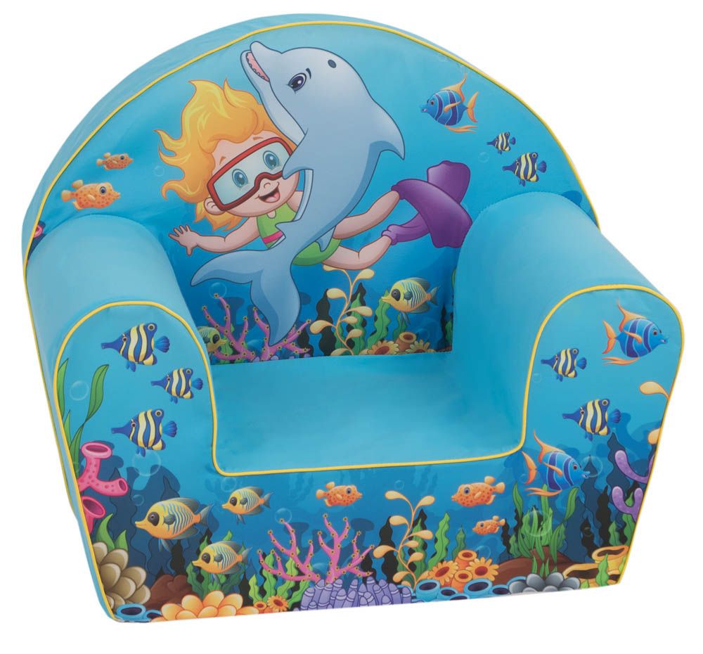 Delsit - Arm Chair - Sea Fun Blue