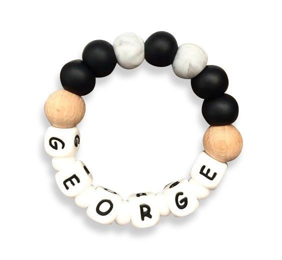 Desert Chomps Personalized Teether Solo - Mono