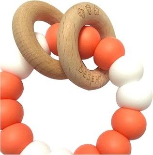 Desert Chomps Coral & Pearls Ringlet Summer Time Teether