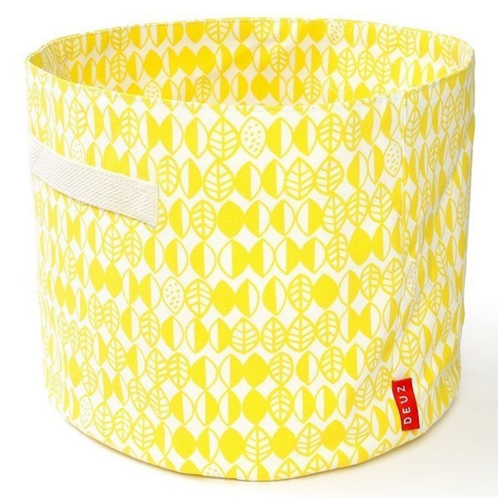 Deuz Organic Toy Storage Bag - Yellow Leaf