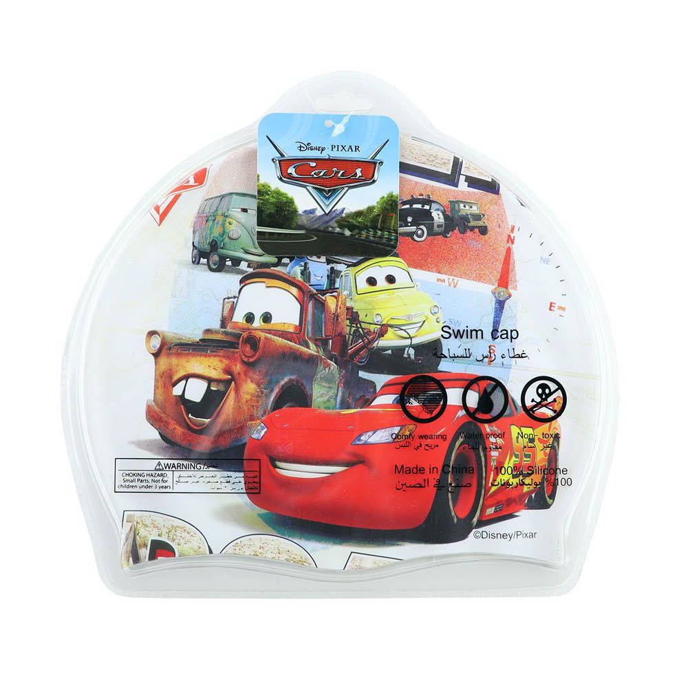 Disney - Cars Silicone Kids Swim Cap