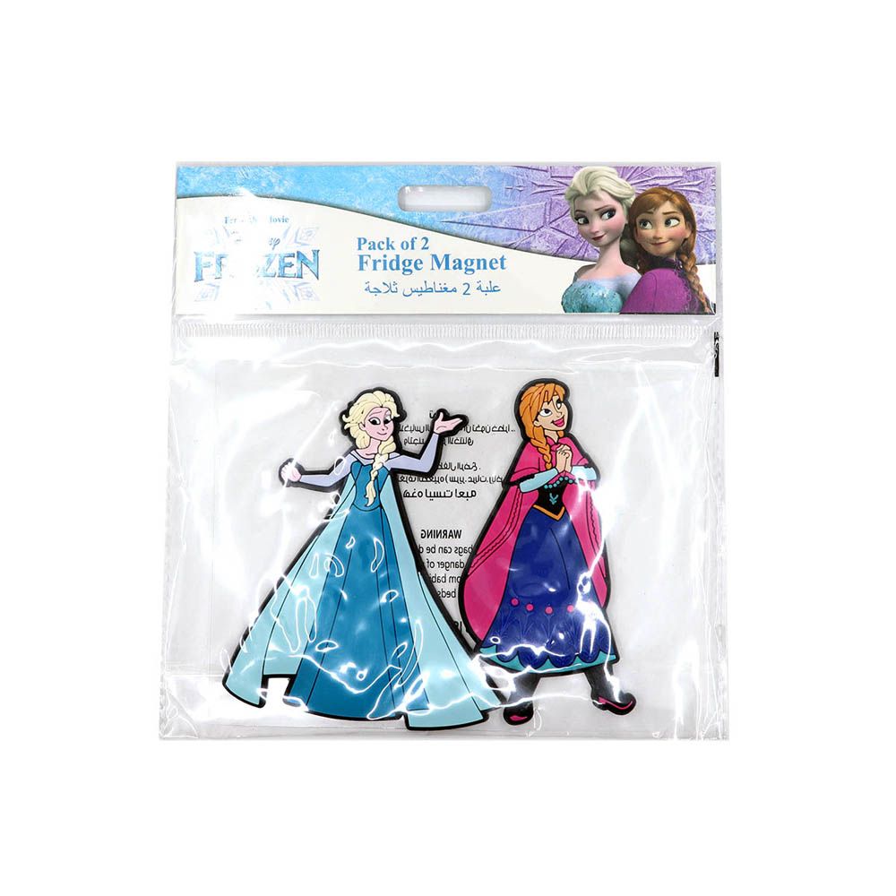 Disney - Frozen Pack Of 2 Soft Pvc Fridge Refrigerator Magnet
