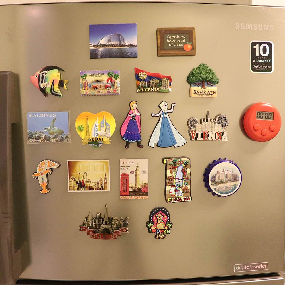 Disney - Frozen Pack Of 2 Soft Pvc Fridge Refrigerator Magnet