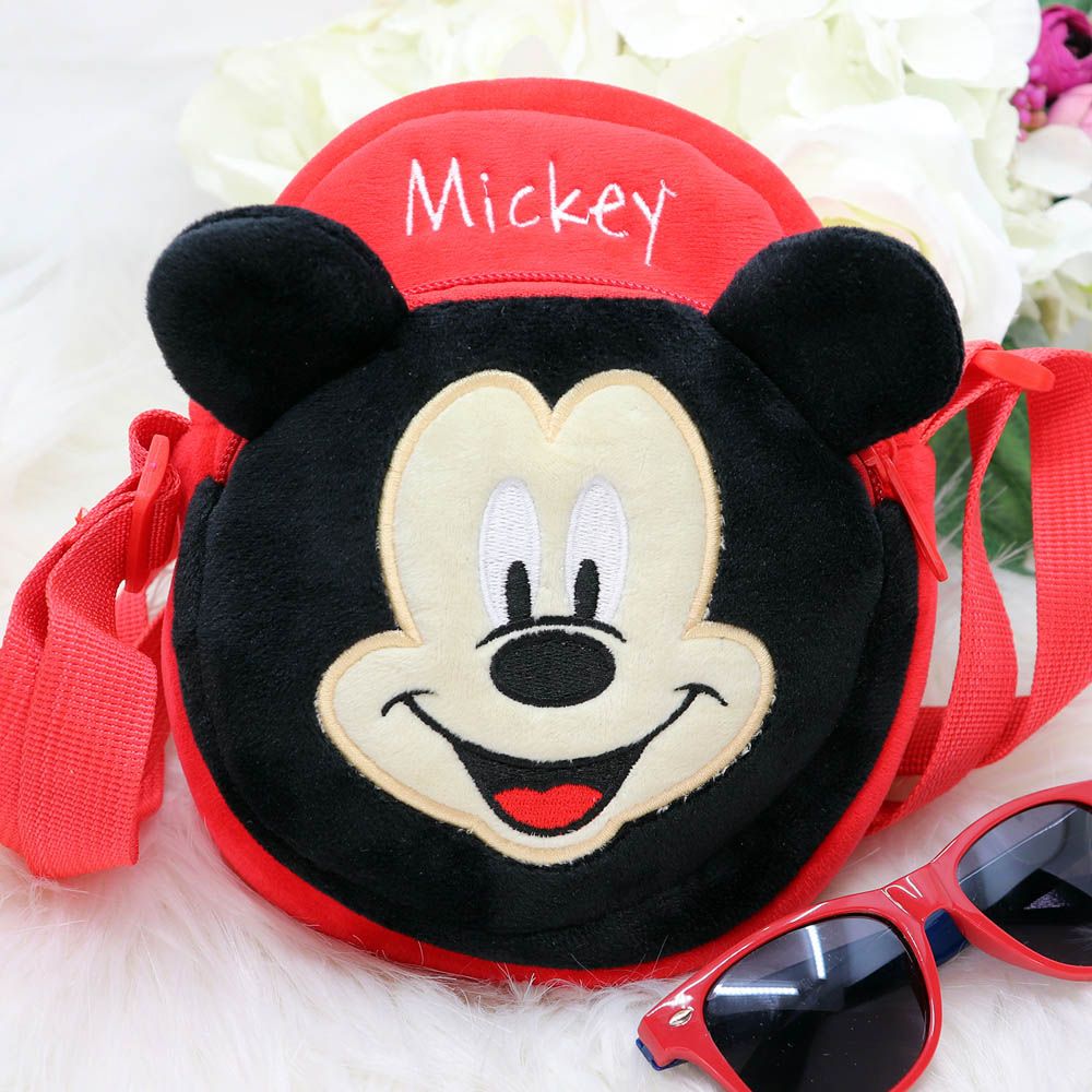 Disney - Mickey Mouse Kids 3D Soft Toys Velvet Children'S Plush Shoulder Bag Rucksack